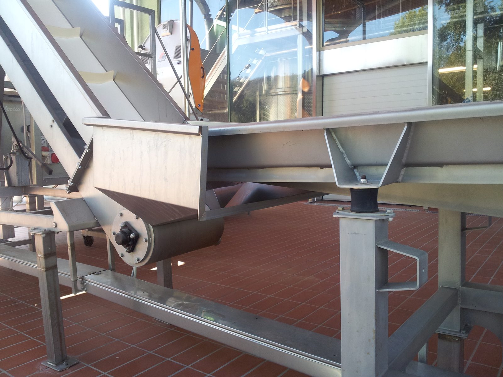 Nastro trasportatore in acciaio inox