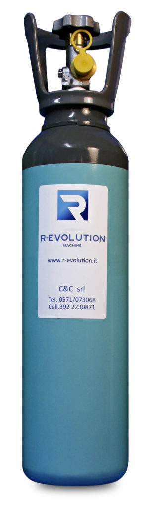 Bombola CO₂ in acciaio
